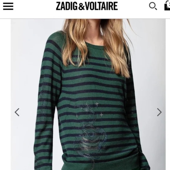 Zadig & Voltaire Sweaters - ZADIG & VOLTAIRE Reglis Embellished Sweater